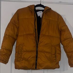 Old Navy Mustard Puffer Jacket